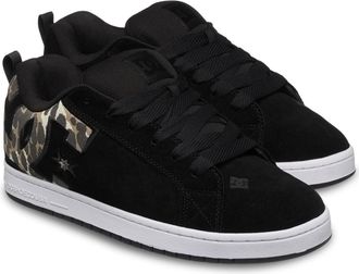 DC Sneaker DC SHOES Court Graffik, Herren, Gr. 12,5(46,5), cheetah print, Obermaterial:57.05% Leder, 28.2% Synthetikmaterial, 13.87% Microfaser, 0.88% Te