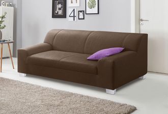 Domo Collection 3-Sitzer »Amando zeitlos und modern, komfortabel,« in vielen Bezugsvarianten, auch in Leder