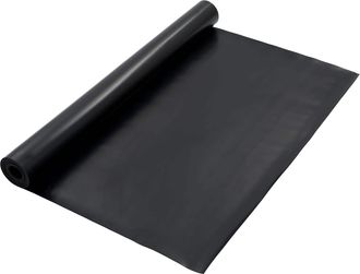 vidaXL Alfombra Para El Suelo Negro 1,2 X 5 M Goma Vidaxl