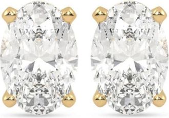 VEYNOU 14kt yellow gold Arden diamond stud earrings - unisex - 14kt Recycled Yellow Gold/Diamond - One Size