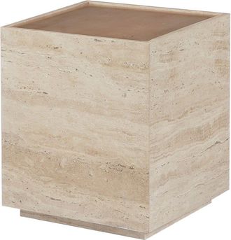 Safavieh Couture Leslianne Travertine Accent Table