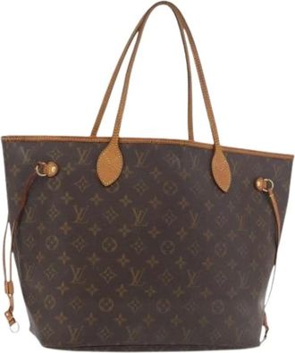 Louis Vuitton Pre-owned Tote Bags, female, Brown, Size: ONE SIZE Pre-owned Neverfull MM Tote Bag