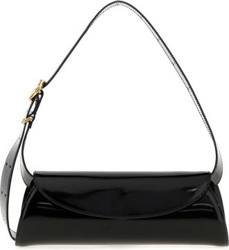 Jil Sander Cannolo Small Shoulder Bag - Dames - Schoudertassen - Zwart - ONE Size - Leer - Tassen