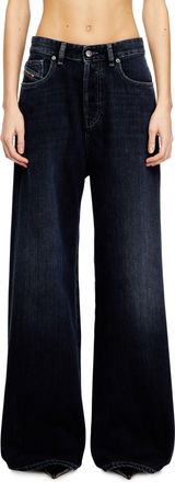 Diesel Relaxed Jeans - 1996 D-Sire - Jeans - Woman - Blue