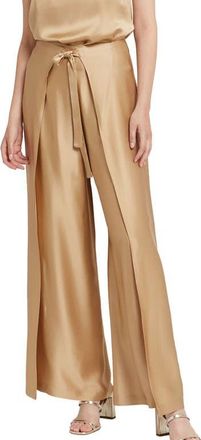ottod'Ame Viscose Sarong Trousers in Beige at Nordstrom