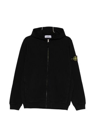 Stone Island Logo Cotton Hoodie