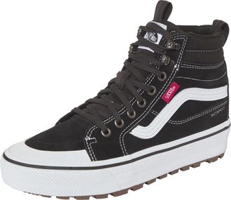 Vans Sneaker VANS MTE SK8-Hi Waterproof Insulated, Damen, Gr. 38, schwarz-weiss (schwarz, wei&szlig;), Leder, Synthetik, Textil, Schuhe Sneaker, wasserdichter, g