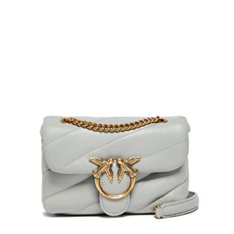 Pinko Shoulder Bags, female, Gray, Size: ONE SIZE Baby Love Bag Puff