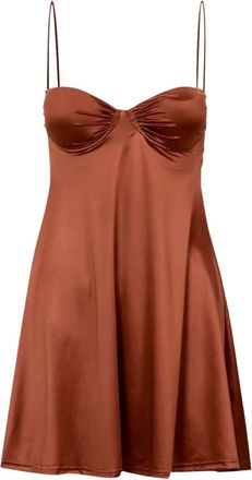 F**k Mujer, Vestidos, Marr&oacute;n, Talla: S