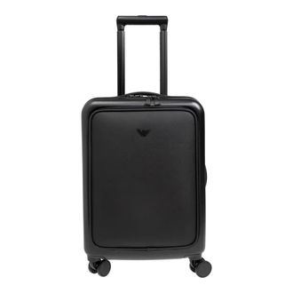 Emporio Armani Koffer op wielen - Heren - Handbagage koffer - Zwart - ONE Size - Koffers