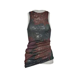 Maison Margiela Sequin-embellished Draped Top