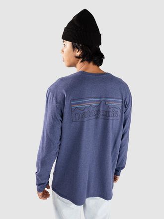Patagonia P-6 Logo Responsibili Longsleeve blau