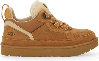 UGG Lowmel Plush-Lined Leather Sneakers
