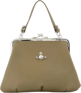 Vivienne Westwood Tassen, Dames, Groen, ONE Size, Granny Frame Portemonnee
