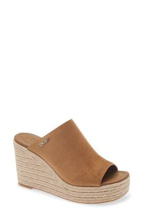 DKNY Maryn 2 Espadrille Wedge Sandal in Amber at Nordstrom Rack, Size 10