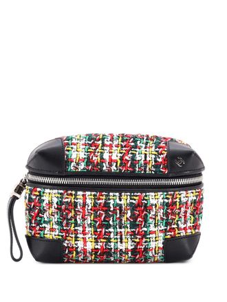 Chanel Street Allure Waist Bag Quilted Tweed belt bag - Nero