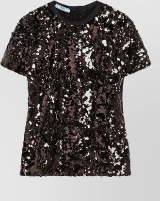 Prada sequin blouse