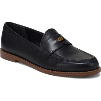 Franco Sarto Stellan Leather Loafer in Black at Nordstrom, Size 7.5