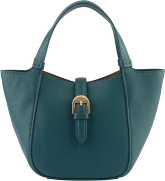 Pourchet LEnvol&eacute;e Kleine Handtas - Dames - Handtassen - Blauw - ONE Size - Leer - Tassen