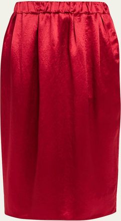 Maria McManus Sateen Midi Tulip Skirt