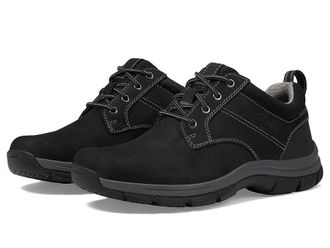 Clarks Walpath Low Mens Lace-up Boots Black Leather : 10.5 EE - Wide