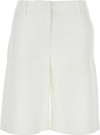 Valentino Garavani White Cotton Blend Shorts