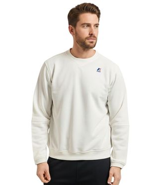 K-Way White Crew Neck Sweatshirt