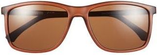 Vince Camuto Rectangular Sunglasses in Matte Brown at Nordstrom Rack