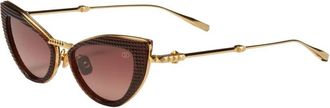 Valentino Rose Gradient Cat Eye Ladies Sunglasses VLS-102 C 50
