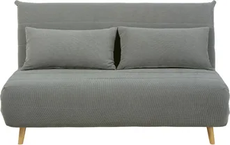 Maisons du monde Sofá cama de 2 plazas gris claro