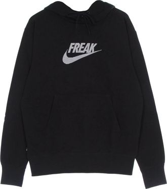 Nike Freak Lichtgewicht Hoodie Zwart/Wit - Heren - Sportshirts - Zwart - L - Katoen - Fitness
