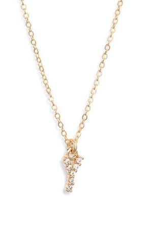Set & Stones Gemma Initial Necklace in Gold /Y at Nordstrom