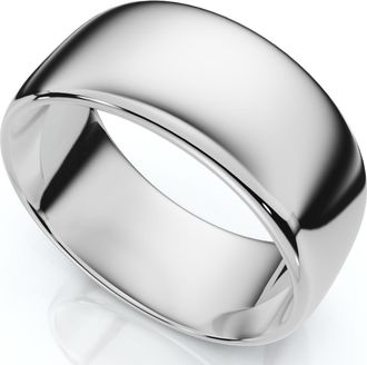 Pompeii3 9mm Dome High Polished Wedding Band 950 Platinum Size Selectable