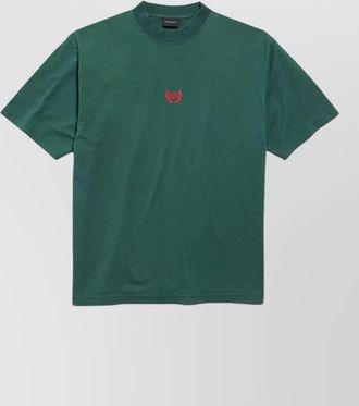 Balenciaga embroidered logo cotton t-shirt