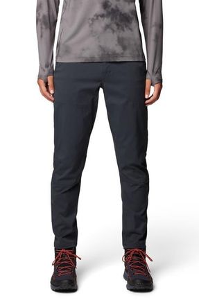 Mountain Hardwear Hardwear All Purpose Active Pants in Dark Storm at Nordstrom, Size 3830