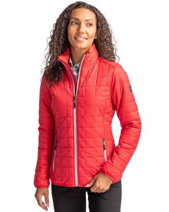 Cutter & Buck Rainier PrimaLoft Womens Eco Insulated Full Zip Puffer Jacket