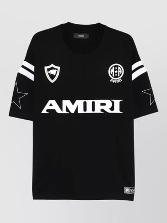 Amiri crew neck t shirt star graphic stripes
