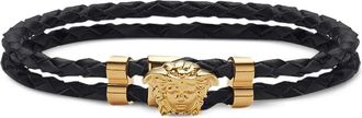Versace Bracciale Medusa con logo - Nero