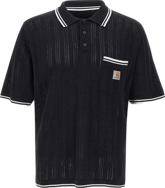 Carhartt Work in Progress Black Wax Ramsey Polo