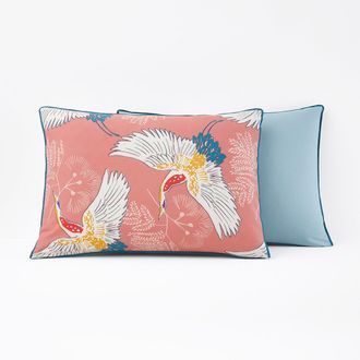 La Redoute Interieurs Kussensloop in perkalkatoen, Grues