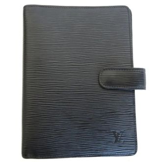Louis Vuitton Pre-owned Accessories, female, Black, Size: ONE SIZE Pre-owned Leather home-office
