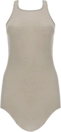 Rick Owens Canotta a coste Basic - - Tops - Donna - Beige - S