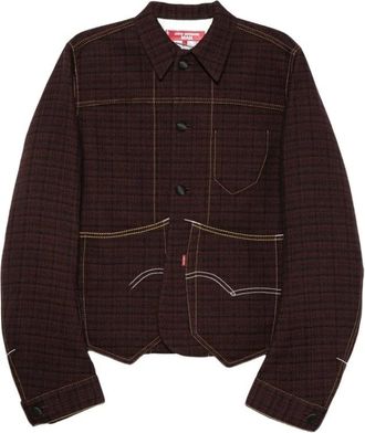 Junya Watanabe Chaqueta Curved - Jackets - Hombre - Rojo - L