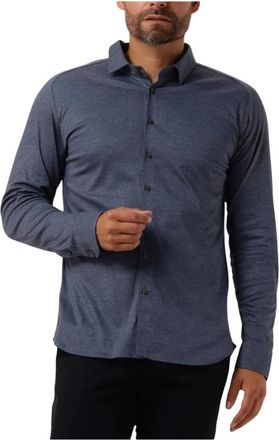 DeSoto Navy Casual Overhemd Model 97038-3 - Heren - Casual Overhemden - Blauw - XL - Overhemden