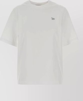 Maison Kitsun&eacute; cotton t-shirt short sleeves crew neck