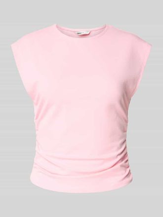 Only Slim Fit T-Shirt aus Baumwoll-Mix Modell MIRA in Rosa, Gr&ouml;&szlig;e XL