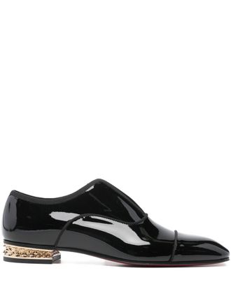 Christian Louboutin Alphamale Rocks Patent Leather Oxfords