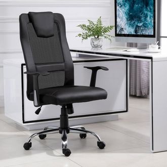 STILVORA Sedia Da Ufficio Ergonomica, Altezza Regolabile E Girevole Con Braccioli, Rete Nera