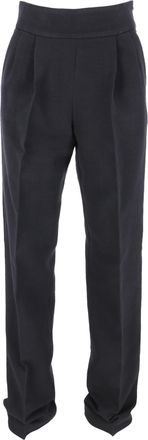 Dries Van Noten Trousers in Black Wool