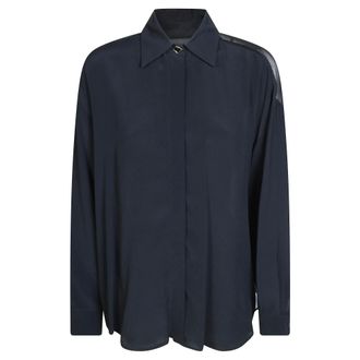 Dondup Dames, Blouses & Shirts, Zwart, Maat: M Zijde